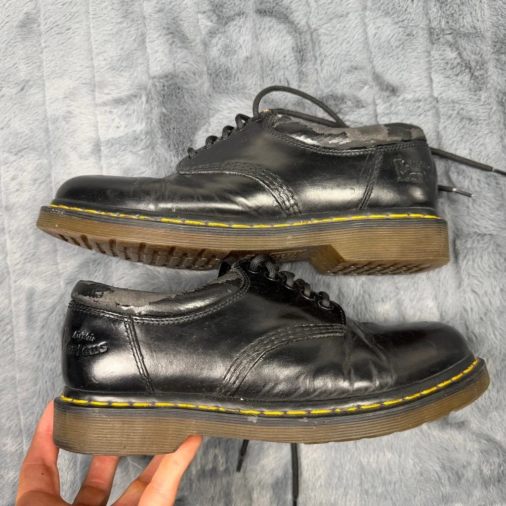 Martens 8053 Dr Martens Mens Oxford Shoes 8053 QUAD SMOOTH LEATHER PLATFORM SHOES UK